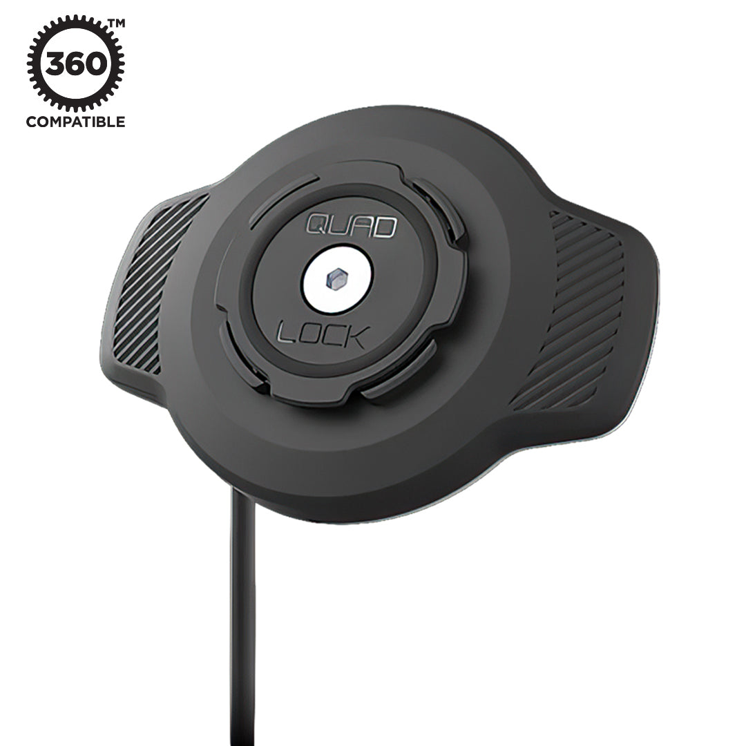 Quad Lock Motorcycle Waterproof Wireless Charging Head