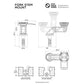 Quad Lock Motorcycle Fork Stem Mount