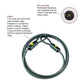 Rocky Creek Gearlok Double Loop Cable 150cm