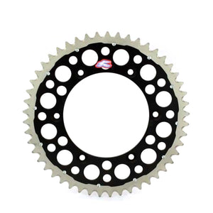Renthal Sprocket Twinring Black 51T Bi-Metal Grooved Packaged