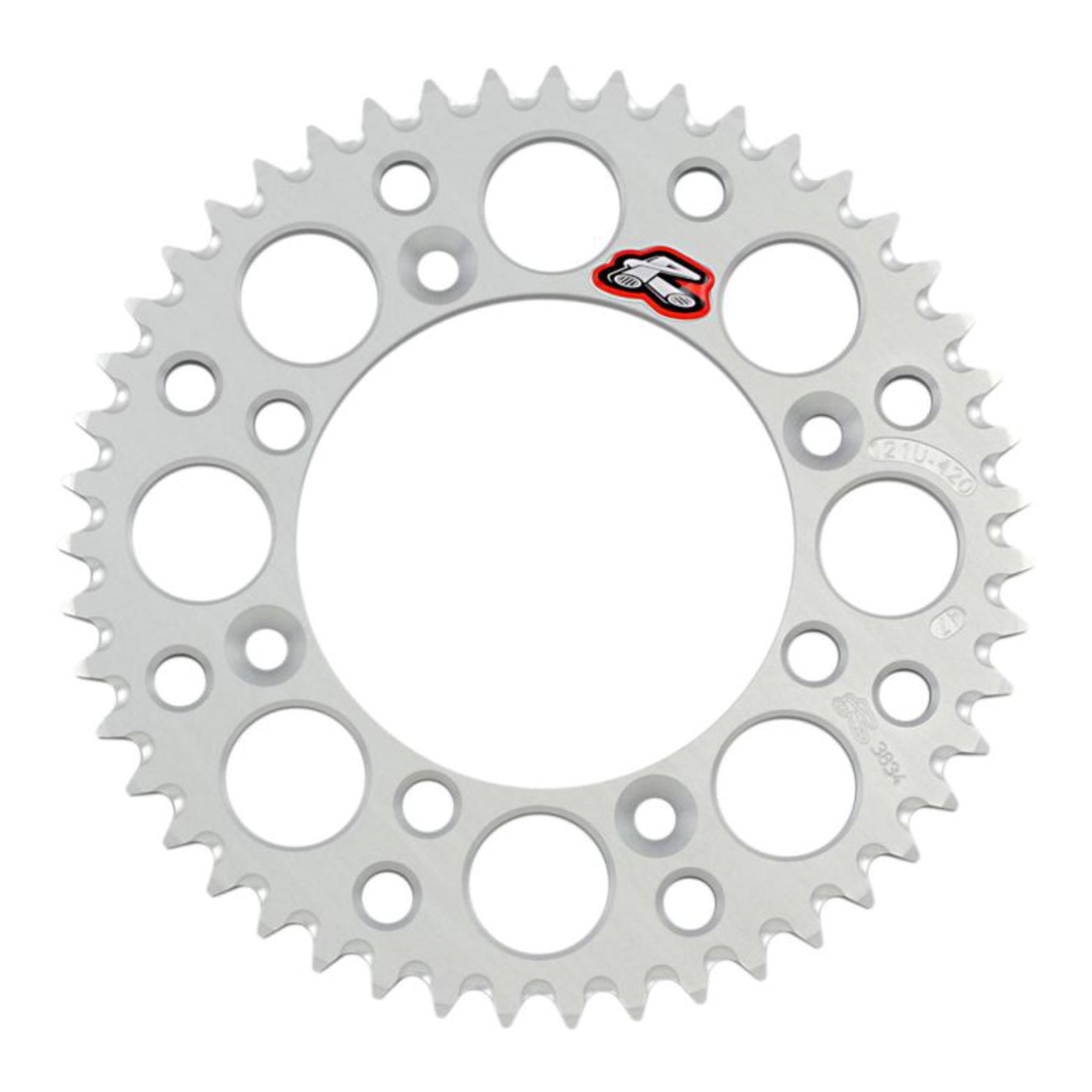 Renthal Sprocket Rear Silver 48T Alloy 7075 T6 Grooved