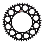 Renthal Sprocket Rear Black 48T Alloy 7075 T6 Grooved Suzuki