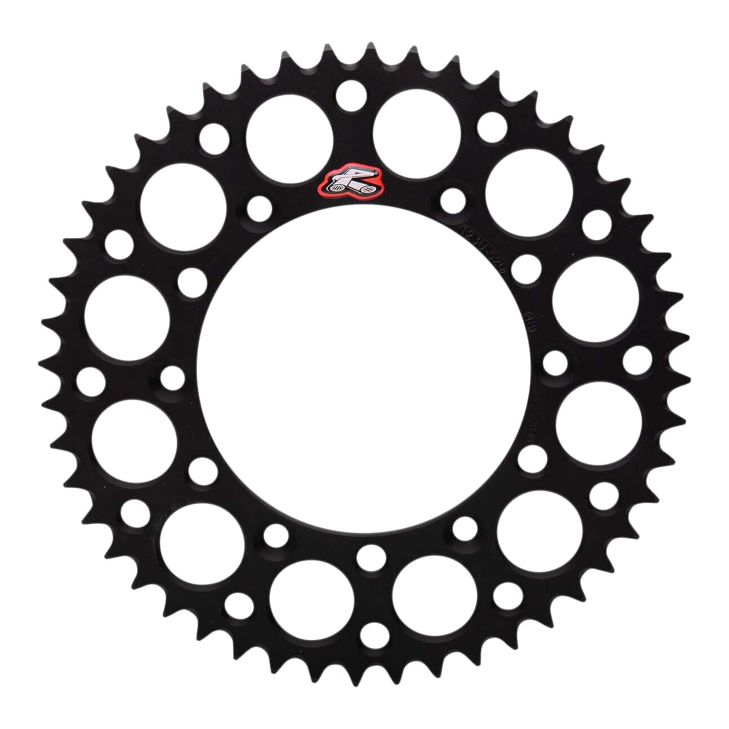 Renthal Sprocket Rear Black 51T Alloy 7075 T6 Grooved Suzuki