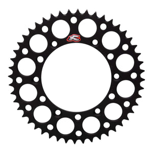 Renthal Sprocket Rear Black 51T Alloy 7075 T6 Grooved Suzuki