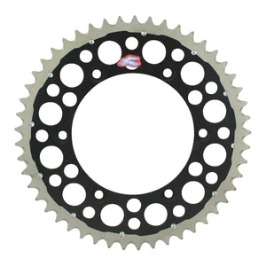 Renthal Sprocket Twinring Black 48T Bi-Metal Grooved Packaged