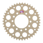 Renthal Sprocket Rear Silver 43T Alloy 7075 T6 Grooved Kawasaki