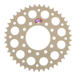 Renthal Sprocket Rear Silver 43T Alloy 7075 T6 Grooved Kawasaki