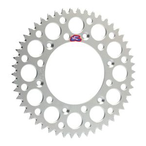 Renthal Sprocket Rear Silver 53T Alloy 7075 T6 Grooved Kawasaki