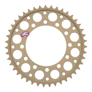 Renthal Rear Sprocket T6 Grooved 7075 Alloy - Silver [Kawasaki]