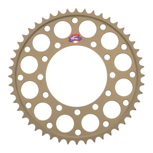 Renthal Sprocket Rear Silver 48T Alloy 7075 T6 Grooved Kawasaki