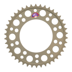 Renthal Rear Sprocket T6 Grooved 7075 Alloy - Silver [Honda]