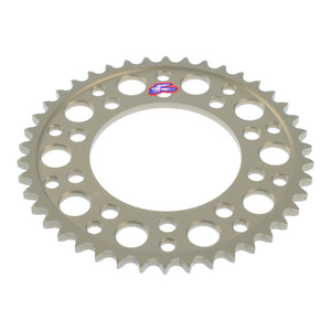 Renthal Rear Sprocket T6 Grooved 7075 Alloy - Silver [Honda]