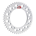 Renthal Rear Sprocket - Silver 46T Alloy 7075-T6 Grooved