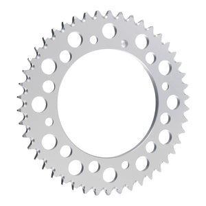 Renthal Rear Sprocket - Silver 46T Alloy 7075-T6 Grooved