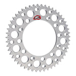 Renthal Rear Sprocket - Silver 51T Alloy 7075-T6 Grooved