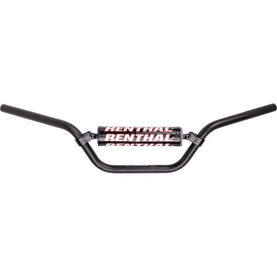 Renthal 611 Mini 7/8 Handlebar - 110cc Playbike Bar - Black