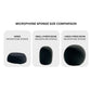 Cardo Replacement Large Hybrid Boom Mic Sponge