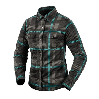 Rjays Regiment 2 Ladies Reinforced Shirt - Black Teal