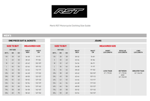 RST TRACTECH EVO D3O CE LEATHER JACKET [BLACK/FLO RED]