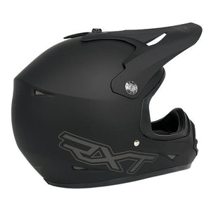 RXT 2XS Youth Racer 4 MX Helmet - Black Grey