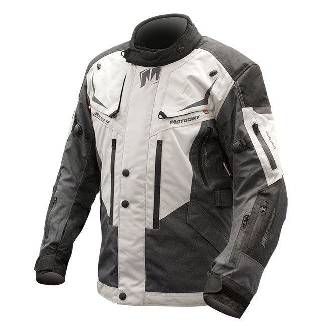 Motodry Rally 2 Waterproof Jacket - Grey / Black