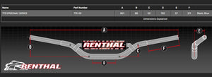 Renthal 7/8 Speedway Handlebar - Speedway Series - Black