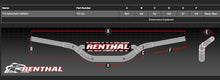 Load image into Gallery viewer, Renthal 7/8 Speedway Handlebar - Speedway Series - Silver