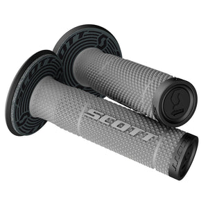 Scott SXII MX Double Density Grips - Grey / Black