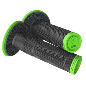 Scott SXII MX Double Density Grips - Neon Green / Black