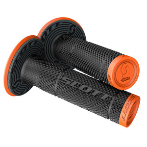 Scott SXII MX Double Density Grips - Orange / Black