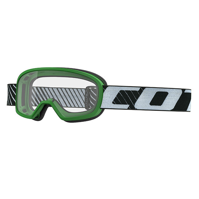 Scott Buzz Youth MX Goggles - Green - Clear Lens