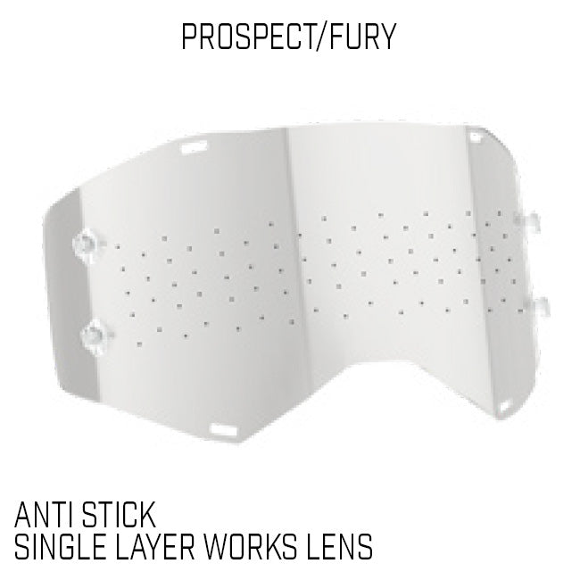 Scott Prospect / Fury Goggle Lens - Works - Anti Stick Clear