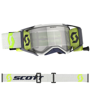 Scott Prospect WFS Adult MX Goggles - Grey Yellow - Clear Works Lens