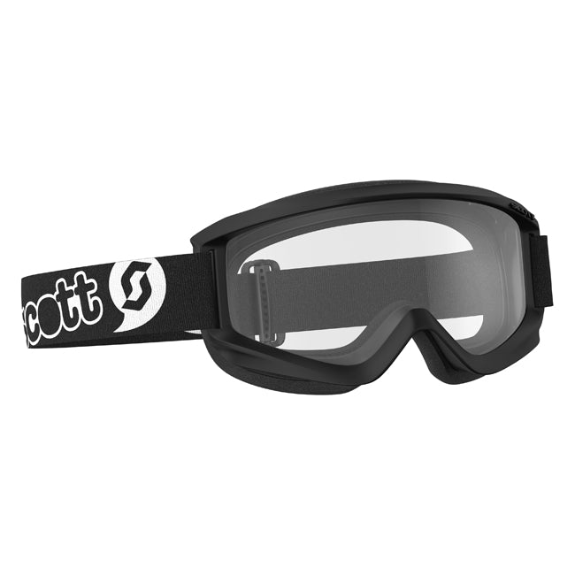 Scott Agent Youth MX Goggles - Black - Clear Lens