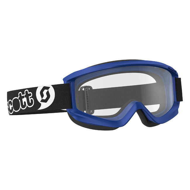 Scott Agent Youth MX Goggles - Blue - Clear Lens