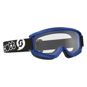 Scott Agent Youth MX Goggles - Blue - Clear Lens