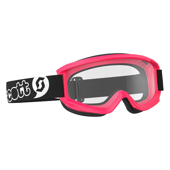 Scott Agent Youth MX Goggles - Pink - Clear Lens