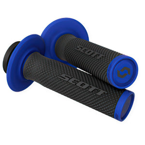 Scott SX II Lock On Grips - Black / Blue