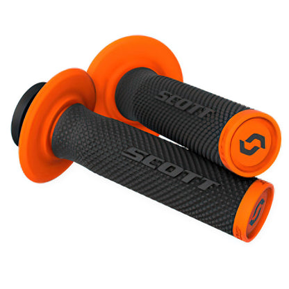 Scott SX II Lock On Grips - Black / Orange