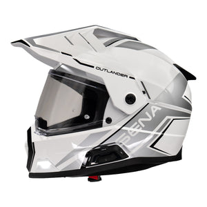 Sena Outlander Smart ADV Dual-Sport Helmet - Gloss White
