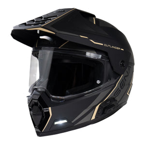 Sena Outlander Smart ADV Dual-Sport Helmet - Matte Black