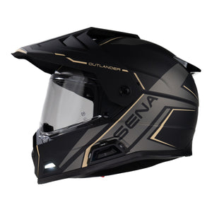 Sena Outlander Smart ADV Dual-Sport Helmet - Matte Black