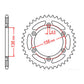 Sprocket Kit Suzuki DR650 520 Conv - 520EXW 15/43