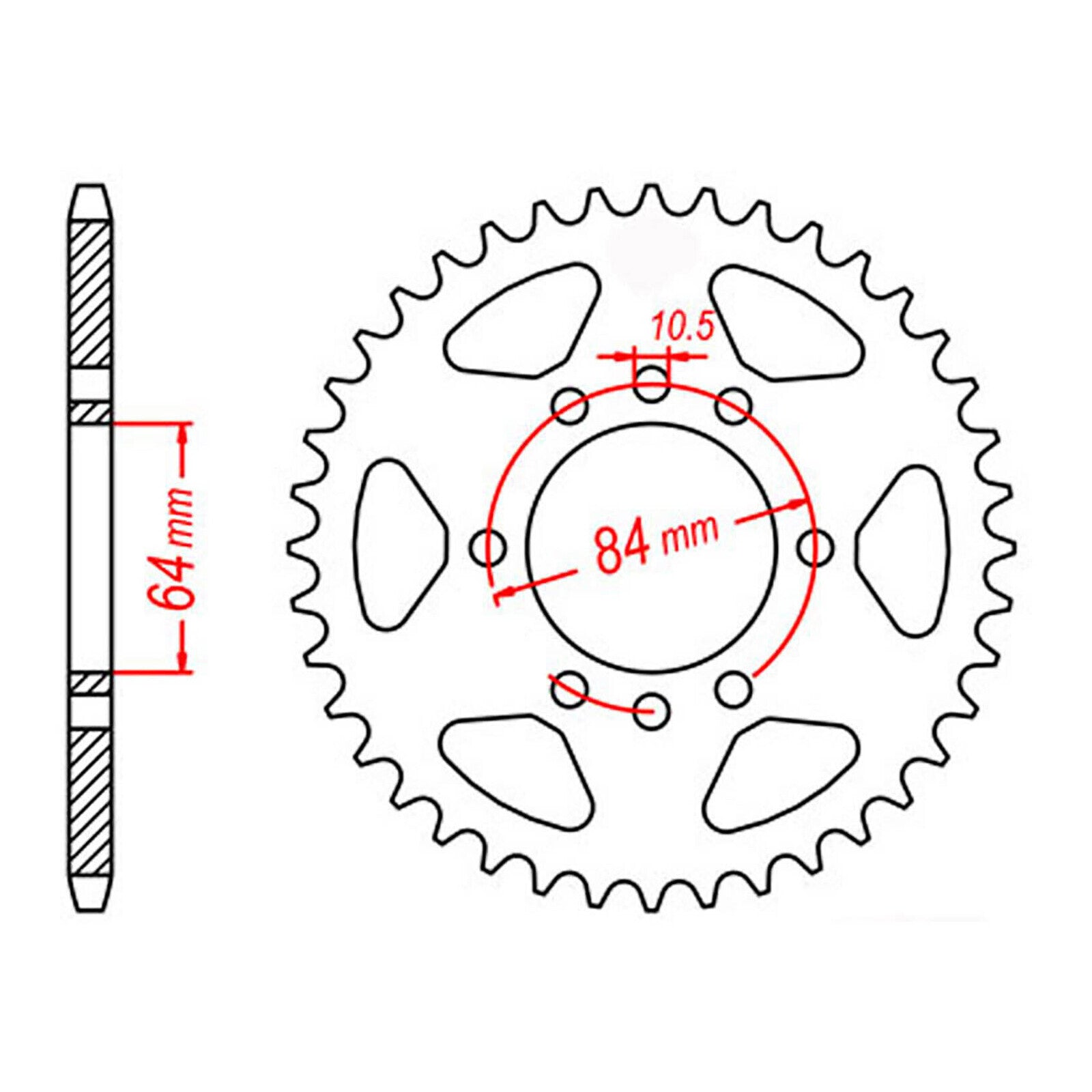 Sprocket Kit Suzuki ATV LT160 - 520XRE 11/39