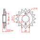 Sprocket Kit for Kawasaki KLR650 (2022–2024) - X-Ring Chain, 15/43