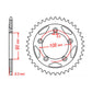 Sprocket Kit Ducati 906 PASO - GB520ZXW 15/38