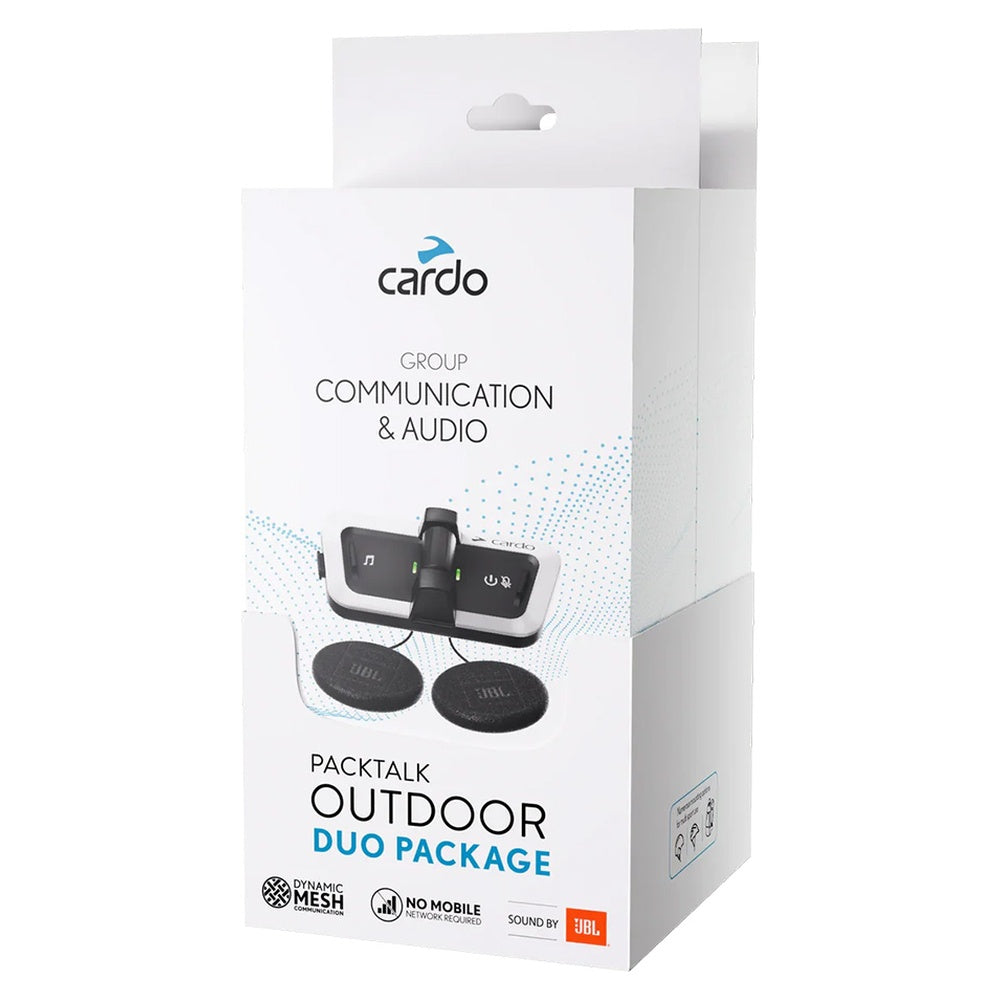 Cardo Packtalk Outdoor Duo – Black