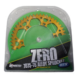 MTX 210 Zero Aluminium Rear Sprocket #520 - Gold