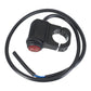 WHITES 12V ROCKER SWITCH ON-OFF RED WATERPROOF H-BAR MOUNT