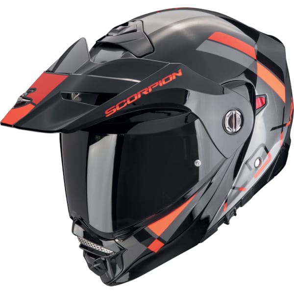 Scorpion ADX-2 Adventure Helmet - Galane Silver Black Red
